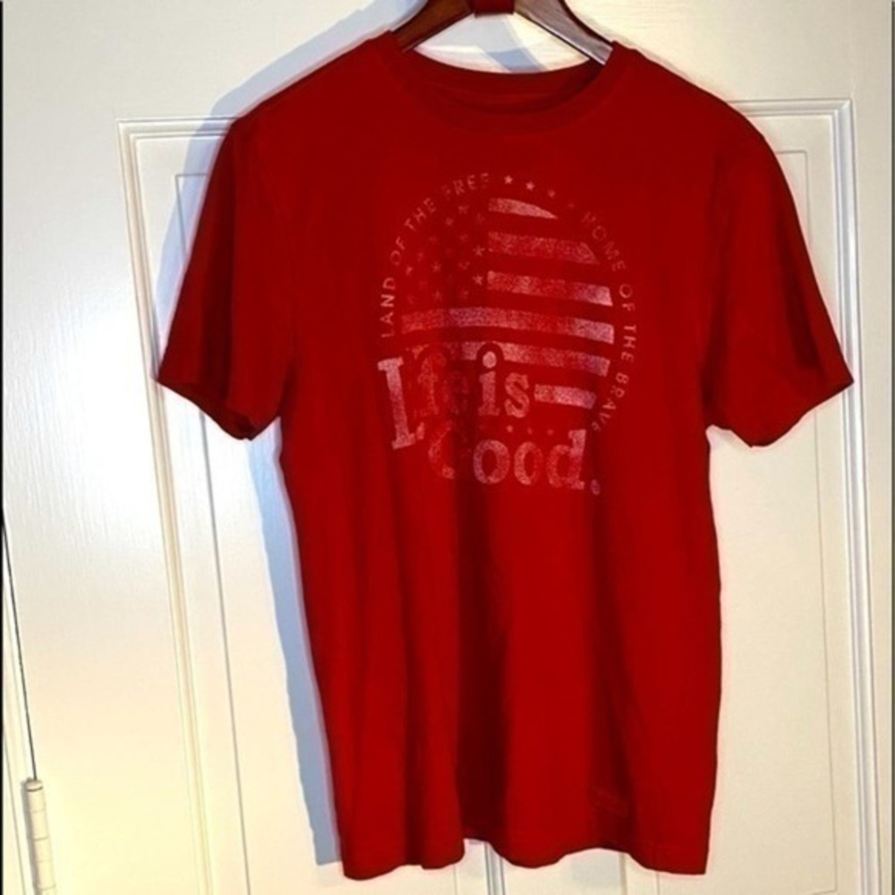 Life Is Good‎ Graphic Tee Red Size Small